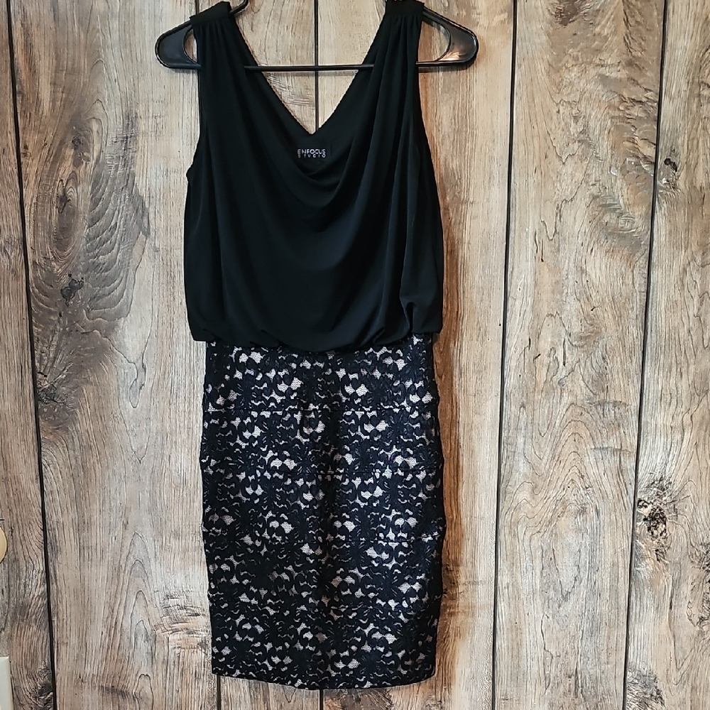 Enfocus Studio Elegant Black Dress
